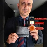 Chính hãng RICH ESQUIRE (TAIGA4) Ví bóp nam da bò thật HÀNG HIỆU 100% real leather wallet for men full box