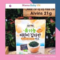 [Chính Hãng]  Rong biển RẮC CƠM hữu cơ ALVINS date mới