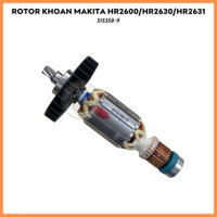 (Chính hãng) Rotor khoan MAKITA HR2600, HR2610, HR2630, HR2611, HR2631 (515358-9) 220V 6 Răng - Tặng chổi than