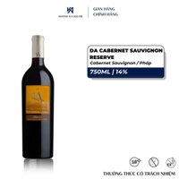 [CHÍNH HÃNG] RƯỢU VANG DA CABERNET SAUVIGNON RESERVE 14% 750ML