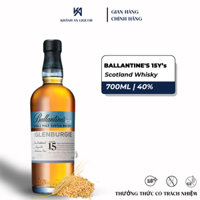 [CHÍNH HÃNG] RƯỢU WHISKY BALLANTINE'S 15 GLENBURGIE 700ML 40%