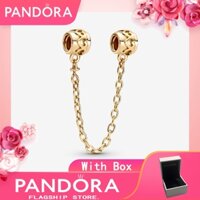 Chính hãng S925 Sterling Silver Pandora Hearts Dây chuyền an toàn Charm