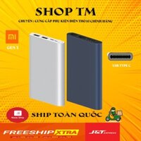 [Chính Hãng ] Sạc Dự Phòng Xiaomi Gen 3 Pro / 2019 dung lượng 10.000mAh-Hỗ trợ sạc nhanh công suất lên 18W.