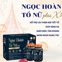 [Chính Hãng] Sâm Tố Nữ NGỌC HOÀN Plus X3 Tái hồi xuân Phiên bản Cao Cấp hổ trợ nội tiết tố nữ 1 hộp 2 lọ Nemshop86