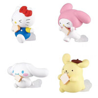 Chính Hãng Sanrio Bánh Mì Sprint Series Xoắn Trứng Hello Kitty My Melody Cinnamoroll Búp Bê Đồ Chơi Dễ Thương Để Bàn Màn Hình Quà Tặng MDD4