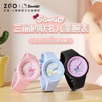 Chính Hãng Sanrio Kuromi Melody Cinnamoroll hello kitty Đồng Hồ Trẻ Em Mẫu Sinh Viên Silicon Đồng Hồ Sinh Viên