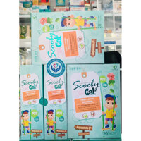 [CHÍNH HÃNG] - Scooby Cal (20 ống/h)_Canxi thực vật, bổ sung Calxi, vitamin D3, Vitamin K2
