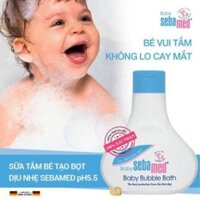 [CHÍNH HÃNG] Sebamed Sữa Tắm Dịu Nhẹ Cho Bé Baby Bubble Bath pH5.5 200ml
