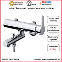 [CHÍNH HÃNG] Sen tắm nóng lạnh SOBISUNG YJ-5806 nhập khẩu từ HÀN QUỐC (Sen vòi hàn Quốc, vòi sen tắm hoa sen)