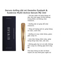 [Chính Hãng] Serum Dưỡng Mi Siêu Dài Mi Mọc Mi Kích Mi Dài Gemsho Eyelash & Eyebrow Enhancing Serum USA