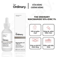 [CHÍNH HÃNG] Serum The Ordinary Niacinamide 10% + Zinc 1% giúp giảm mụn giảm thâm, se khít lỗ chân lông Serum 30ml