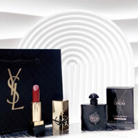 [CHÍNH HÃNG] SET YSL SON RM mini + NƯỚC HOA BLACK OPIUM LeParfum mini KÈM TÚI GIẤY