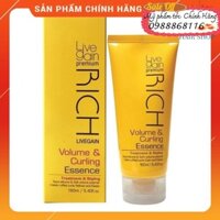 [Chính hãng] [Siêu rẻ] KEM DƯỠNG TẠO KIỂU TÓC UỐN XOĂN LIVEGAIN RICH VOLUME & CURLING ESENCE 160ml