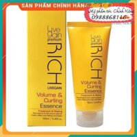 [Chính hãng] [Siêu rẻ] KEM DƯỠNG TẠO KIỂU TÓC UỐN XOĂN LIVEGAIN RICH VOLUME & CURLING ESENCE 160ml