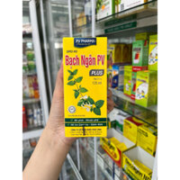 [CHÍNH HÃNG] Sirô ho Bạch Ngân PV hỗ trợ giảm ho, đau rát họng (Chai 125ml) HHANH PHARMA