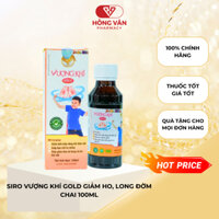 (Chính Hãng) SIRO ho cao lỏng Vượng Khí bổ phế giảm ho cho bé chai 100ml