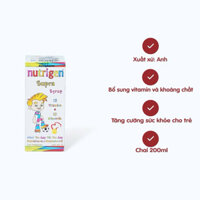 [CHÍNH HÃNG] Siro Nutrigen Supra Syrup tăng cường sức khỏe cho trẻ (Chai 200ml) HHANH PHARMA