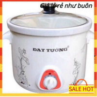 [Chính Hãng] [Size 2.5L] Nồi nấu cháo cho bé nấu chậm, nồi kho cá điện Đạt Tường giữ nguyên chất dinh dưỡng H2 vip