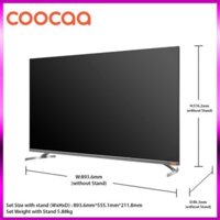 CHÍNH HÃNG -  Smart Tivi Full HD Coocaa 40 inch - Model 40S6G - Miễn phí lắp đặt ( sale ) Miễn phí giao hàng . giao nhan