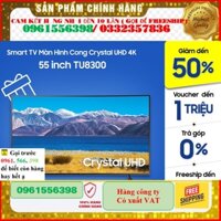 [CHÍNH HÃNG] Smart Tivi Samsung Màn Hình Cong 4K 55 inch UA55TU8300KXXV - Miễn phí lắp đặt -