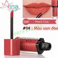 Chính hãng Son Bourjois Rouge Edition Velvet Peach Club 04