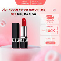 [CHÍNH HÃNG] Son Dior Rouge Matte 999 chuẩn auth màu đỏ tươi - Dior- Rouge Lipstick Full Size màu đỏ tươi