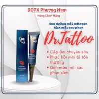 [Chính Hãng] Son Dưỡng Collagen DrTattoo Kích Màu Môi Sau Phun, Giảm Thâm Môi - Tuýp 20g