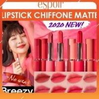 (Chính Hãng) Son ESPOIR Lipstick No Wear Chiffone Matte 3.4g