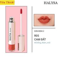 [Chính hãng] Son Kem Lì Halysa – Son chống thâm môi cao cấp - Cam Đất qbeauty qbeauty.vn