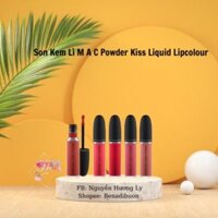 CHÍNH HÃNG] Son Kem Lì M A C Powder Kiss Liquid Lipcolour, Son Mac Kem Full SZ 👄