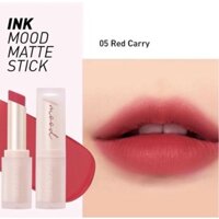 Chính hãng Son lì peripera ink mood matte stick - 05 red carry