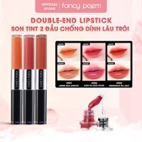 [CHÍNH HÃNG] Son Môi FANCY POEM 2 Đầu Son Kem Và Son Bóng Dưỡng Ẩm Khóa Màu Lâu Trôi