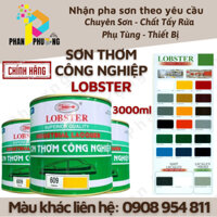 [CHÍNH HÃNG] SƠN THƠM CÔNG NGHIỆP LOBSTER Urai 3000ML_ 600 TRẮNG /612 VÀNG NGHỆ /0613 ĐEN MỜ))/616 ĐEN BÓNG(HĐ GTGT)T