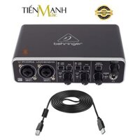 [Chính Hãng] Soundcard Behringer U-Phoria UMC202HD Bộ Thu Âm Livestream Sound Card USB Audio Interface