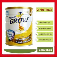 [CHÍNH HÃNG] Sữa Bột Abbott Grow 4 - Hộp 900g (Cho bé 2 tuổi trở lên)