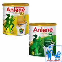 [CHÍNH HÃNG] Sữa bột Anlene Gold 3X/5X hộp 800g hương vani giúp cơ khỏe xương chắc khớp linh hoạt