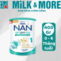 [Chính hãng] Sữa bột NAN OPTIPRO PLUS 1 400g (Mẫu mới) giúp tăng đề kháng, dễ tiêu hoá, hấp thu