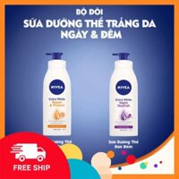 Chính Hãng  Sữa dưỡng thể giúp săn da, dưỡng trắng Nivea ban đêm (400ml) – 88126 SẢN PHẨM BÁN CHẠY NHẤT