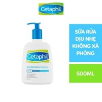 [chính hãng] sữa rửa mặt dịu nhẹ không xà phòng cetaphil 500ml