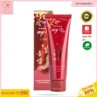 [CHÍNH HÃNG] Sữa Rửa Mặt Nhân Sâm Đỏ Hàn Quốc My Gold Korea Red Ginseng Foam Cleansing 130ml