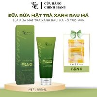 [CHÍNH HÃNG] SỮA RỬA MẶT TRÀ XANH, RAU MÁ SICA WHITE, HỖ TRỢ DA MỤN, DẦU NHỜN, LÀM SẠCH SÂU , NGĂN NGỪA MỤN