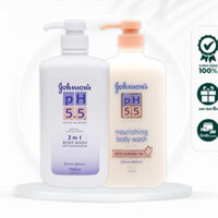 (Chính Hãng) Sữa Tắm Dưỡng Ẩm Cho Người Lớn pH 5.5 Hạnh Nhân Johnson's 750ML