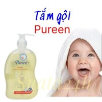 [Chính Hãng] Sữa Tắm Gội Trẻ Em toàn thân Pureen with Vitamin B5 & Vitamin E 750ml
