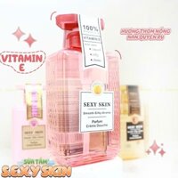 (Chính hãng) Sữa Tắm Pháp Dưỡng Ẩm Lưu Hương Nước Hoa Pháp Sexy Skin 600ml - 2 Hương chai trong
