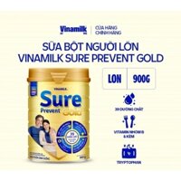 [CHÍNH HÃNG] Sữa Vinamilk Sure Prevent Gold 900gr– Bổ sung Canxi, tốt cho người lớn tuổi