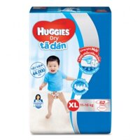 CHÍNH HÃNG Tã dán Huggies Size Xl62 miếng cho bé