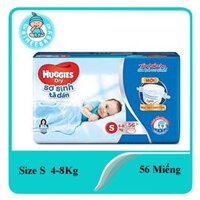 [Chính hãng] Tã dán sơ sinh Huggies Dry S 56