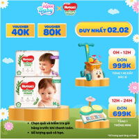 (Chính Hãng) Tã Dán/Quần Huggies Platinum Nature Made Size NB60/S82/M64/L54/XL44/M58/L44/XL38/XXL26