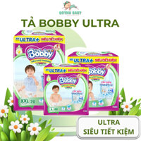 [CHÍNH HÃNG] Tã quần cao cấp BOBBY EXTRA SOFT DRY siêu mềm - Bobby Siêu khô thoáng Ultra+ M60/L52/XL46/XXL42