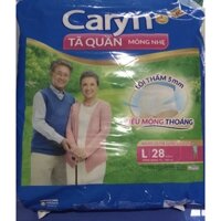 [Chính Hãng] Tã quần Caryn L28 mỏng nhẹ - Mẫu mới nhất - Date luôn mới